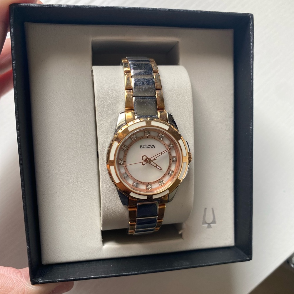 Bulova Women's Watch Diamond Accents 98P134